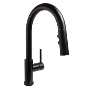 Neo Single-Handle Pull-Down Sprayer Kitchen Faucet in Matte Black