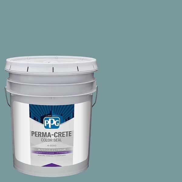 Color Seal 5 gal. PPG1148-5 Cathedral Glass Satin Interior/Exterior Concrete Stain