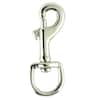 3/4 in. x 3-1/8 in. Nickel-Plated Swivel Quick Snap