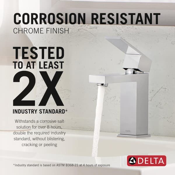 Delta Modern Single Hole Single Handle Project Pack Bathroom Faucet in Chrome 567LF GPM PP The Home Depot