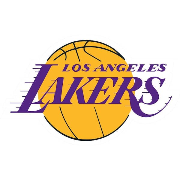 Fathead 52 in. x 32 in. Los Angeles Lakers Logo Wall Decal