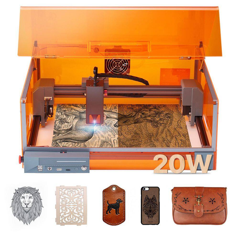 Laser Engraver, 20 W 11.8 x 11.8 in. Laser Engraving and Cutting Machine, Laser Cutter Engraver Machine for Wood price history on PriceWatchPro