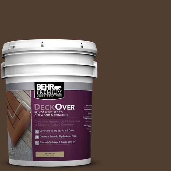 BEHR Premium DeckOver 5 gal. #SC-111 Wood Chip Solid Color Exterior Wood and Concrete Coating