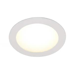6 in. Wi-Fi RGB Tunable New Construction/Remodel Slim Disk LED Recessed Fixture Kit