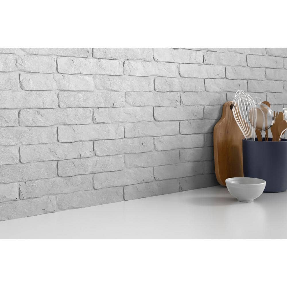 White Glazed Ceramic Subway Tile 2" x 10"