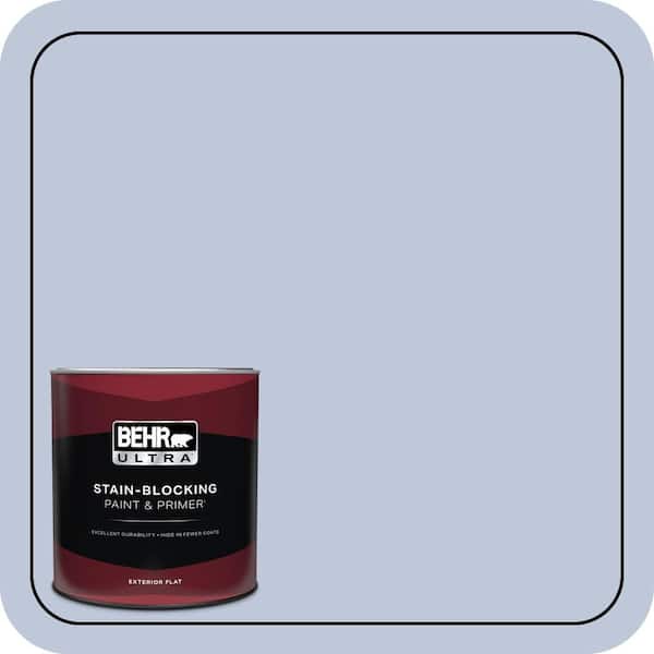 BEHR ULTRA 1 qt. #MQ3-62 Dancing Mist Flat Exterior Paint & Primer