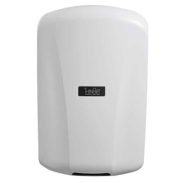 ThinAir 110-Volt to 120-Volt ADA Compliant, Surface Mounted Electric Hand Dryer with White ABS Cover
