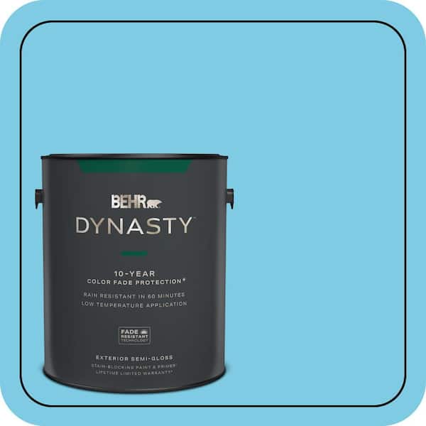 BEHR DYNASTY 1 gal. #P490-3 Big Chill Semi-Gloss Exterior Stain-Blocking Paint & Primer
