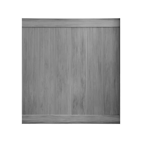 CREATIVE SURFACES 6 ft. x 6 ft. Board on Board Framed Flat