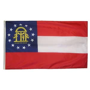 3 ft. x 5 ft. Georgia State Flag