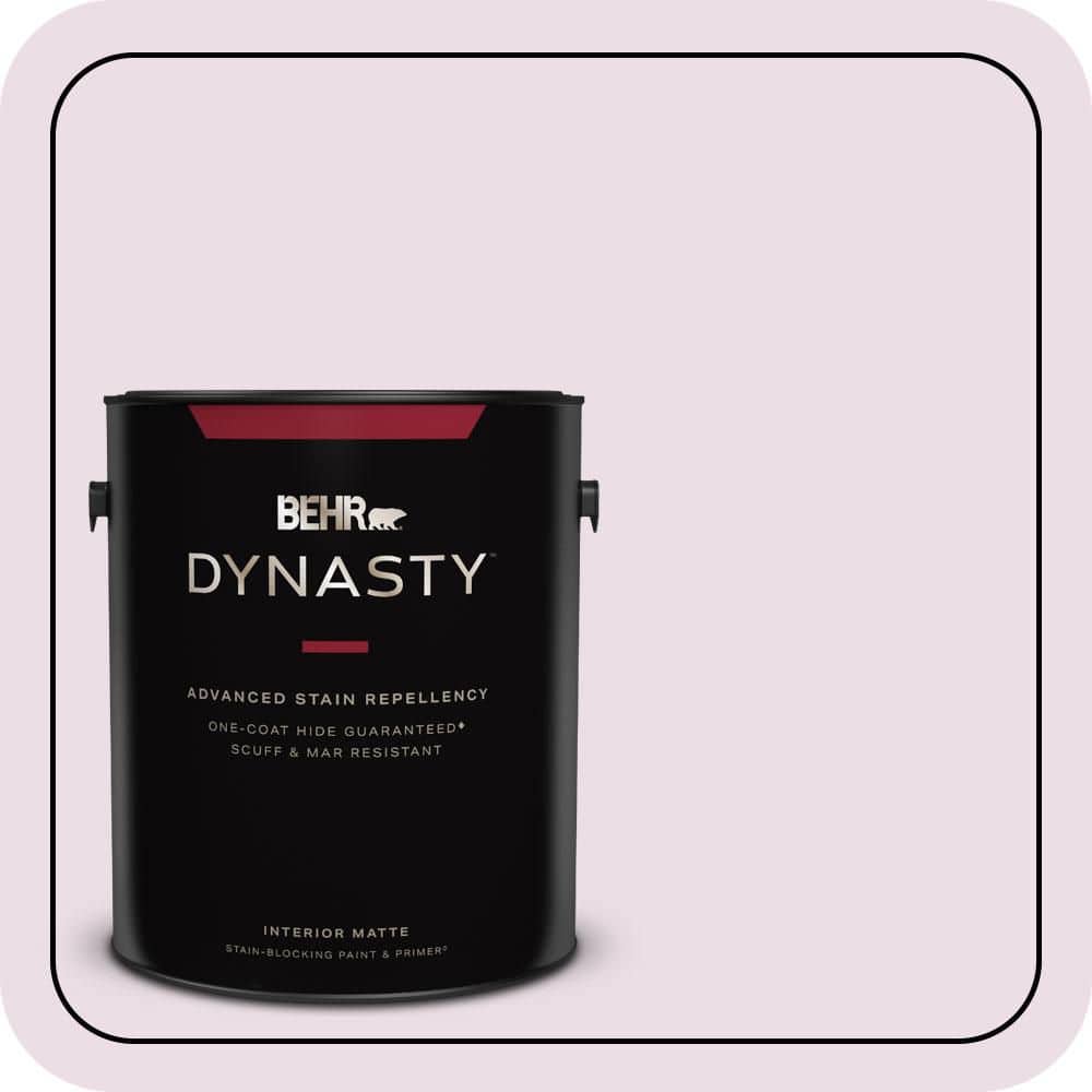 1 gal. #680C-2 Wing Flutter Matte Interior Stain-Blocking Paint & Primer