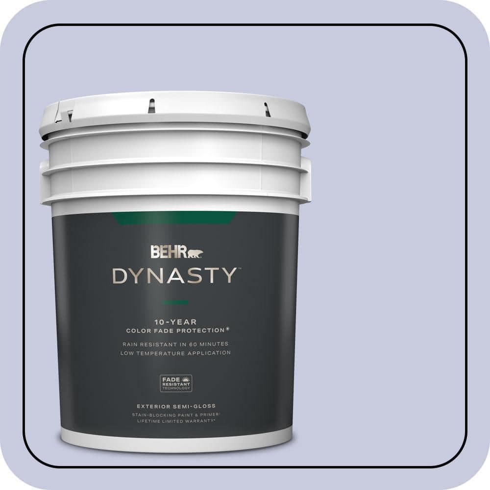 5 gal. #630C-3 Timeless Lilac Semi-Gloss Exterior Stain-Blocking Paint & Primer price history on PriceWatchPro