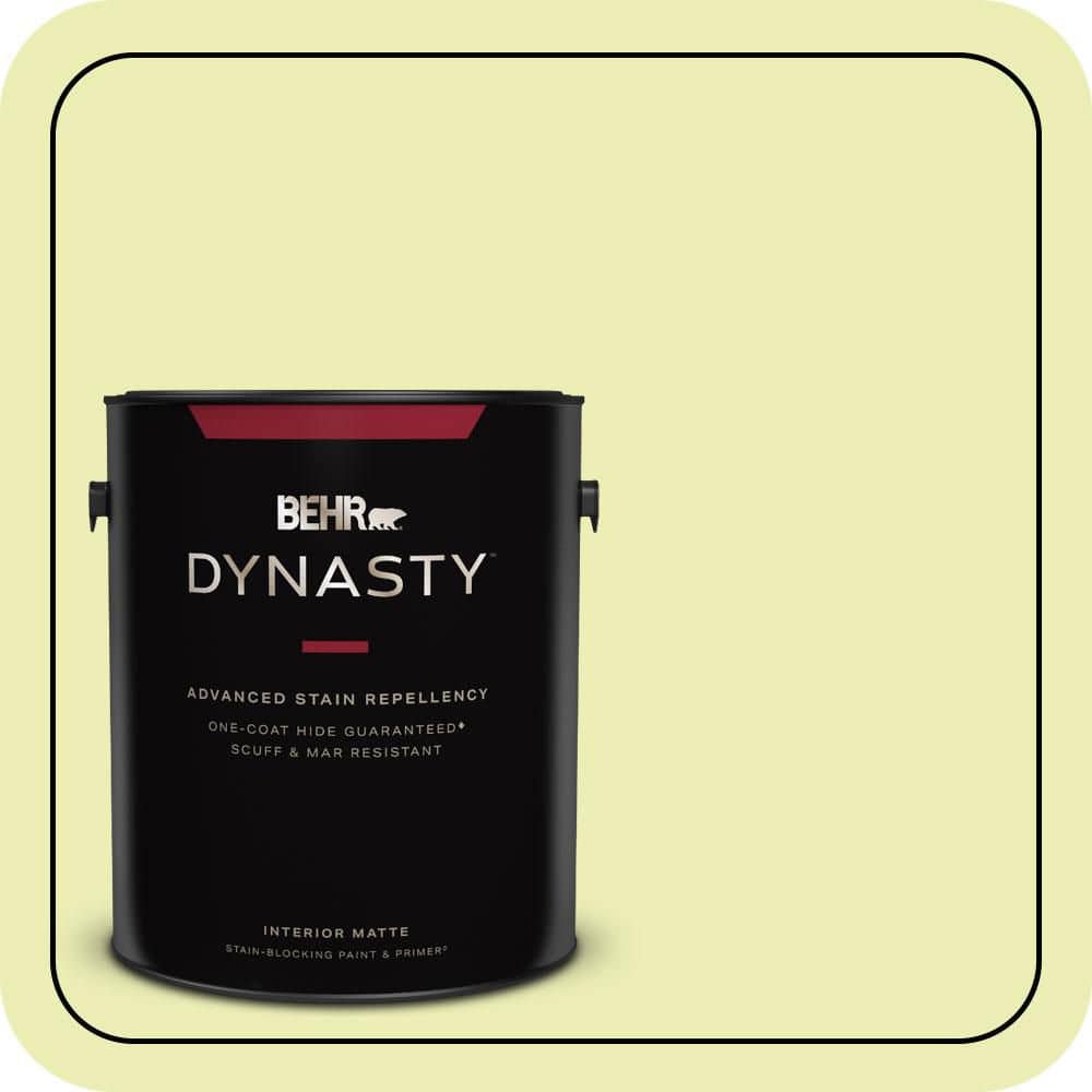 1 gal. #410A-2 Cabbage Green Matte Interior Stain-Blocking Paint & Primer