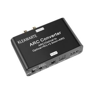Extracteur Audio EARC/ARC - Convertit Vers HDMI, Optique, 3,5 Mm - Pour Barre De Son, Ampli, Casque Via TV