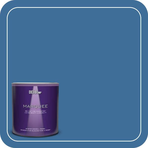 BEHR MARQUEE 1 qt. #M520-6 National Anthem One-Coat Hide Eggshell Enamel Interior Paint & Primer