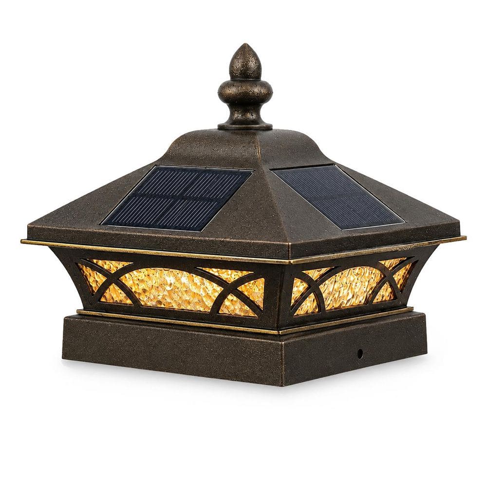 "Coventry Fits 3.5""x3.5"", 4""x4"", 4.25""x4.25"", 4.5""x4.5"" Bronze Aluminum Solar Post Cap" price history on PriceWatchPro