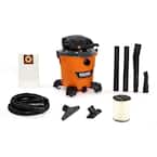 12 Gal. 6.0-Peak HP NXT Wet/Dry Shop Vacuum with Detachable Blower, Filter, Dust Bag, Hose and Accessories