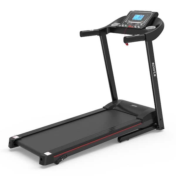 Fitshow App Foldable Treadmill with Incline, 5" LCD, 250LBS, Bluetooth for Home Workout