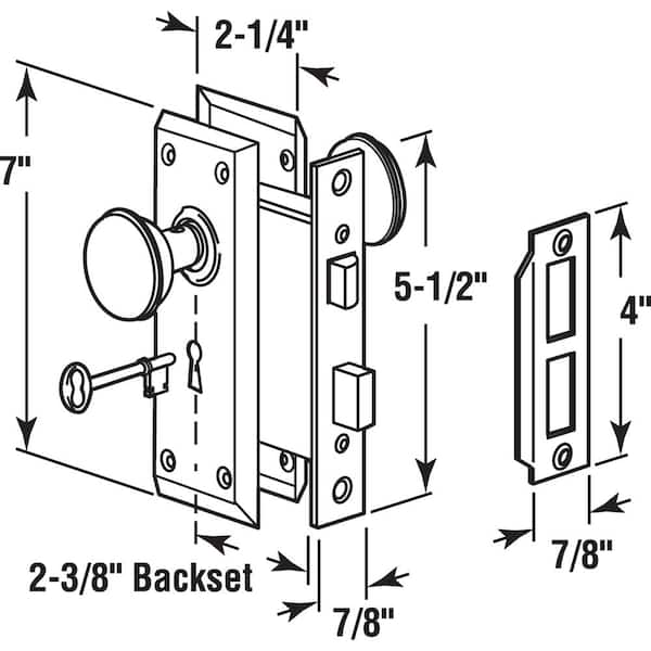 Reviews For Prime Line Steel Classic Bronze Interior Door Lock Lock Set E 2495 The Home Depot