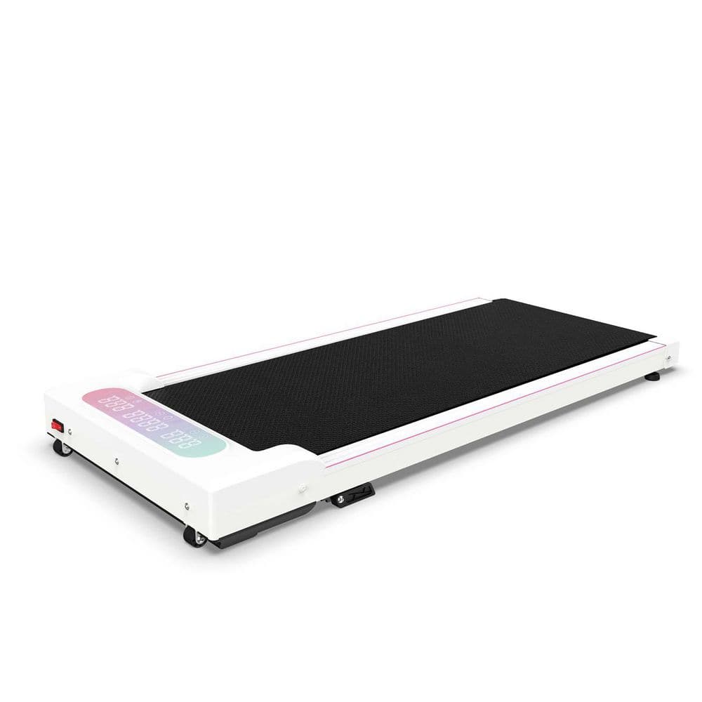 Foldable Treadmill with Handle Bar and InclinePortable Under Desk