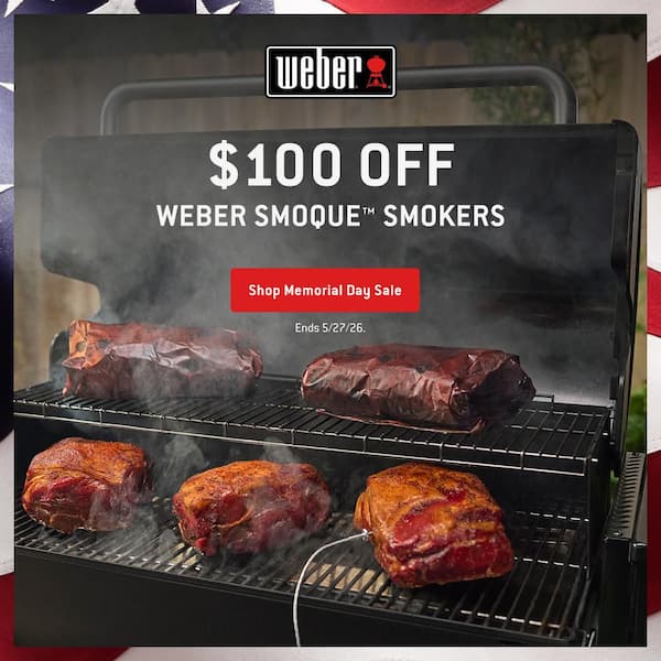 Weber Smoque Pellet Grill and Smoker in Black