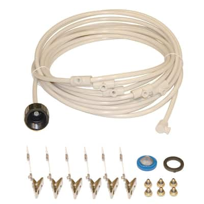 Spt 1 4 In Outdoor Cooling Misting Kit With 6 Nozzles Sm 1406 The Home Depot