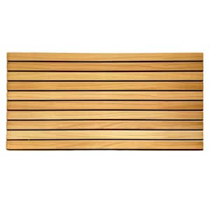 4/5 in. x 3-1/4 ft. x 1-3/5 ft. Light Brown Yellow Faux Wood Styrofoam 3D Decorative Wall Paneling 5-Pack