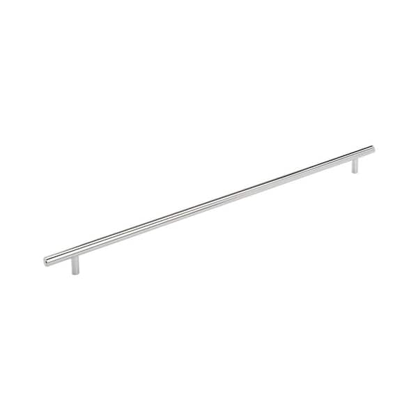 Amerock Bar Pulls 18-7/8 in. (479mm) (480mm) Modern Polished Chrome Bar Cabinet Pull