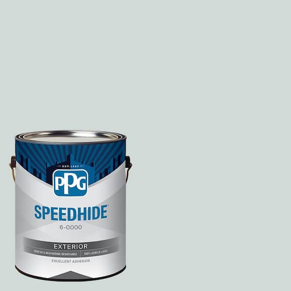 SPEEDHIDE 1 gal. PPG1144-1 Morning Fog Flat Exterior Paint