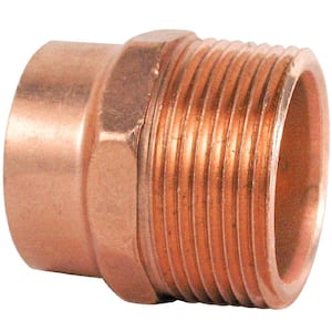 1-1/4 in. Copper DWV Cup x MIP Male Adapter Fitting