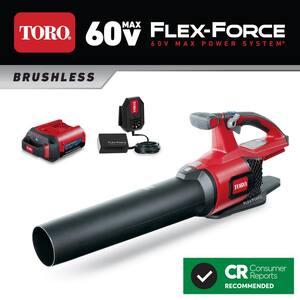 60-Volt Max Lithium-Ion Brushless Cordless 110 MPH 565 CFM Leaf Blower - 2.0 Ah Battery and Charger Included