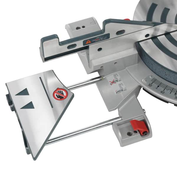 12 Amp 8-1/2 in. Corded Portable Single Bevel Sliding Compound Miter Saw with 48-Tooth Carbide Blade