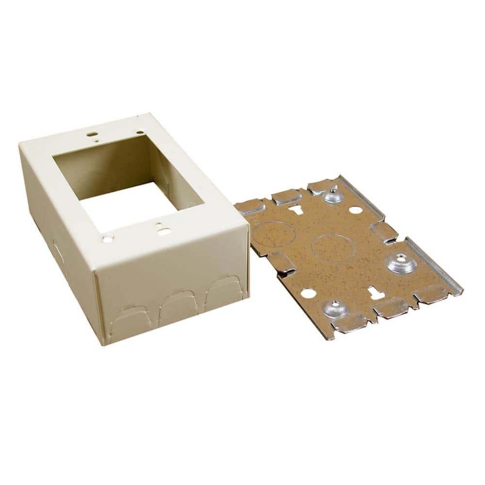 Legrand Wiremold 500 and 700 Series 1-Gang Surface Raceway Device Box V5741  - The Home Depot