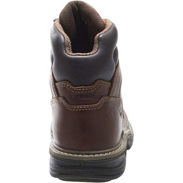 Men s Raider 6 in. Work Boots Soft Toe Brown Size 11 M