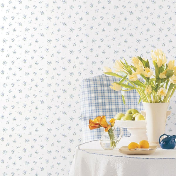Rainbow Floral in Blue and Green