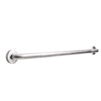 32 in. x 1.25 in. Concealed Screw ADA Compliant Grab Bar with Peened Grip in Satin Stainless Steel