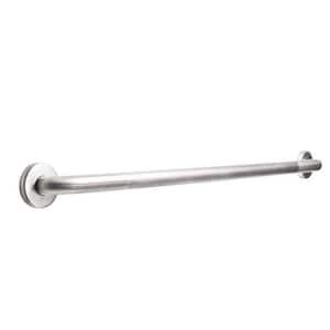36 in. x 1.5 in. Concealed Screw ADA Compliant Grab Bar with Peened Grip in Satin Stainless Steel