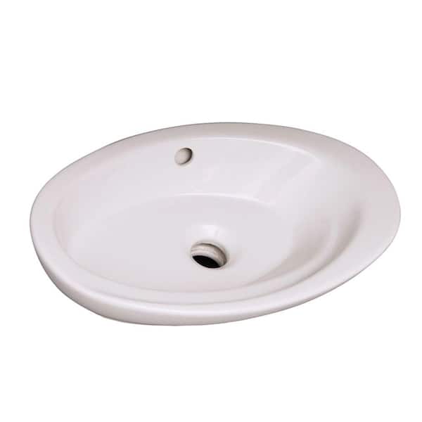 Barclay Products Infinity Vessel Sink in White