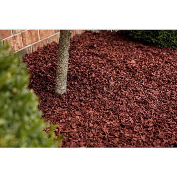 Vigoro 75 cu. ft. Red Rubber Nugget Mulch Super Sack GN75RD - The