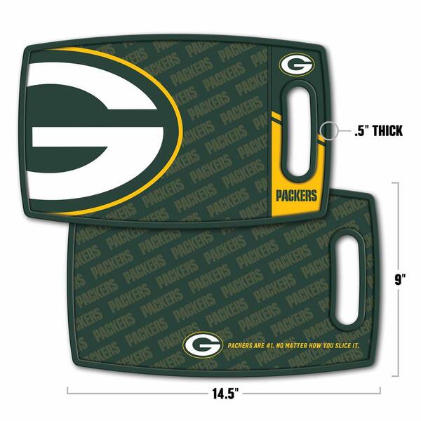 YouTheFan NFL Green Bay Packers Retro Series Polypropyene Cutting Board  2500034 - The Home Depot