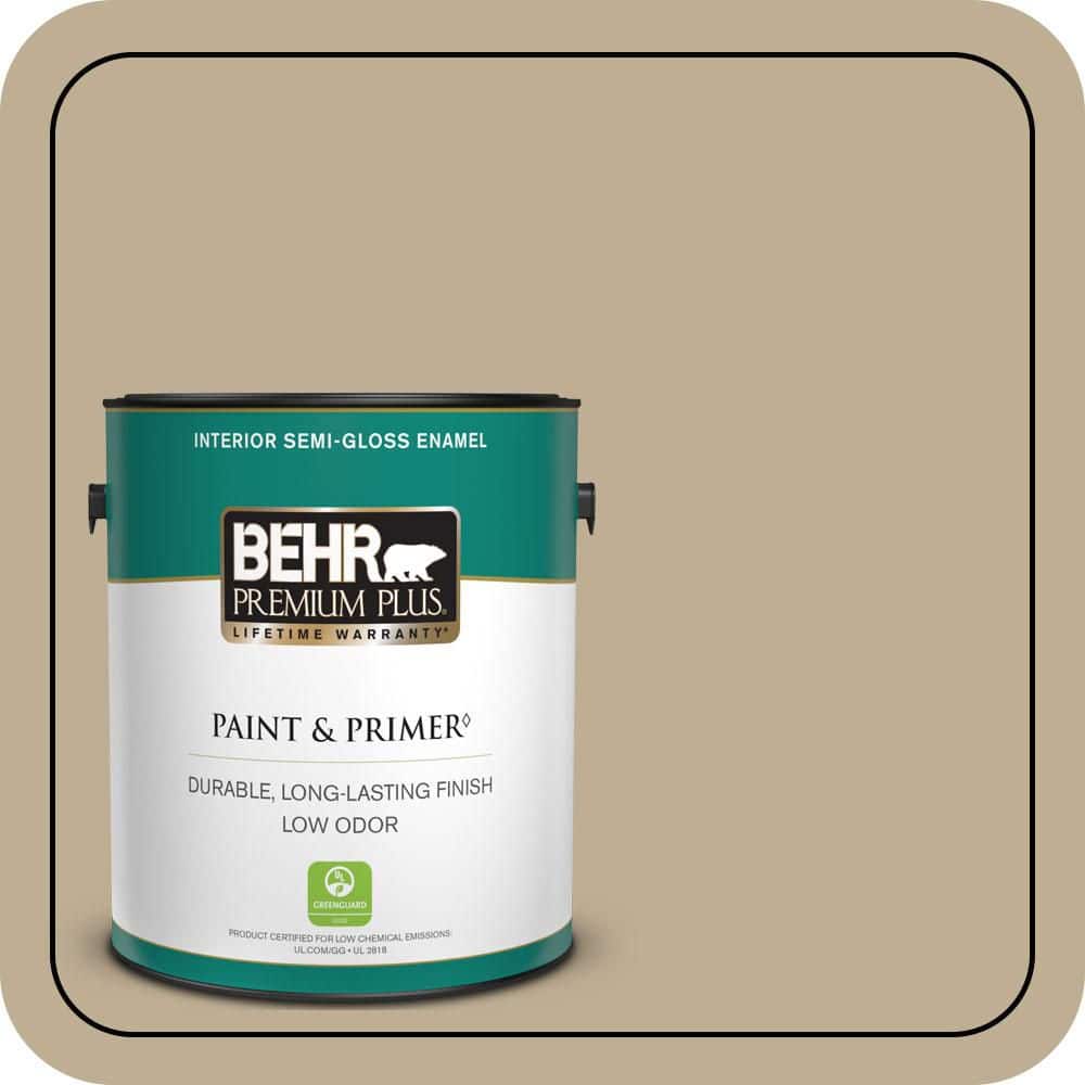 1 gal. #740D-4 Mochachino Semi-Gloss Enamel Low Odor Interior Paint & Primer price history on PriceWatchPro