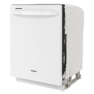 24 in. in White Dishwasher with Stainless Steel Tub and Tall Top Rack
