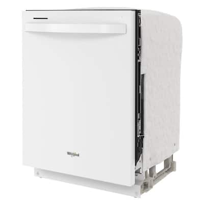 24 in. in White Dishwasher with Stainless Steel Tub and Tall Top Rack