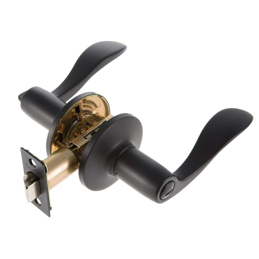 Iron Black Privacy Bed/Bath Door Handle Set price history on PriceWatchPro