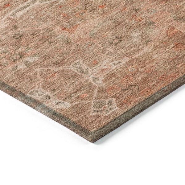 Chantille Machine Washable Indoor/Outdoor Abstract ACN2298 Coral 2 ft. 3 in. x 7 ft. 6 in. Runner Rug