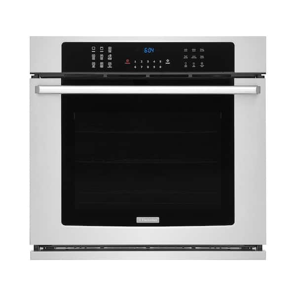 Electrolux 30 in. 5.1 cu. ft. Single Electric Wall Oven with Air Sous Vide Convection in Stainless Steel