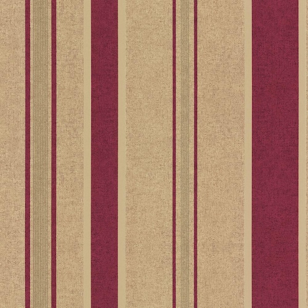 The Wallpaper Company 56 sq. ft. Kynzo Stripe Wallpaper