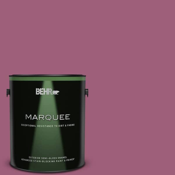 BEHR MARQUEE 1 gal. Home Decorators Collection #HDC-WR15-2 Passion Plum Semi-Gloss Enamel Exterior Paint & Primer