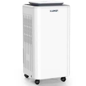 30 pt. 2,000 sq. ft. Dehumidifier in White for Home with Dry Clothes Function, Auto or Manual Drainage