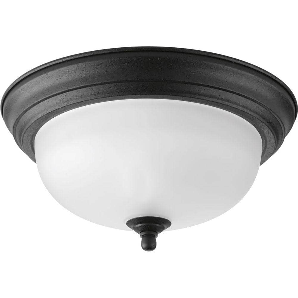 1-Light Forged Black Flush Mount with Alabaster Glass price history on PriceWatchPro